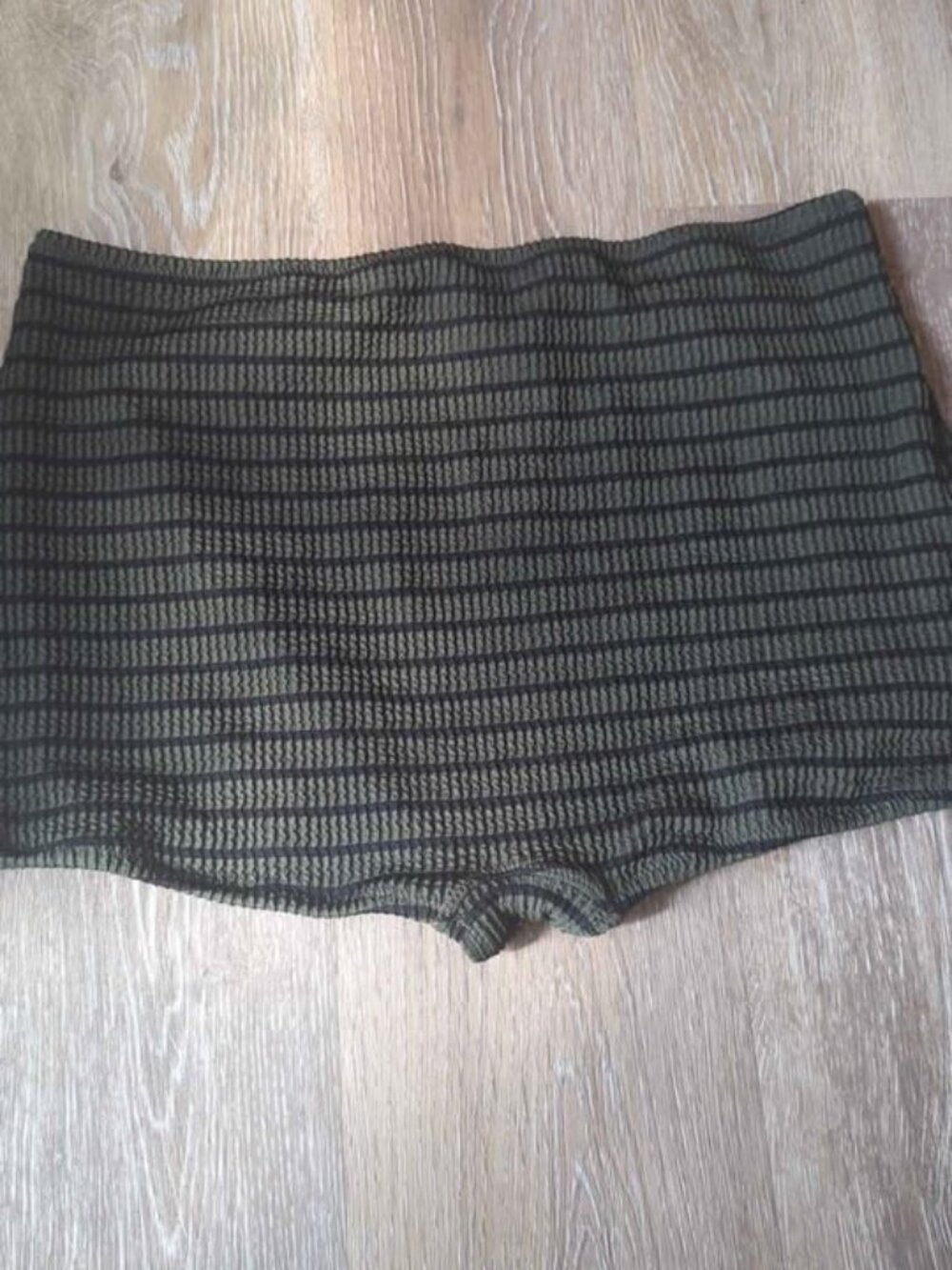 Disturbia Green Ribbed Swim bottoms nwot size 10